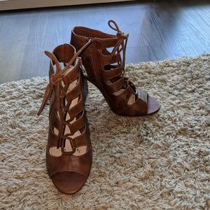 High heeled sandals